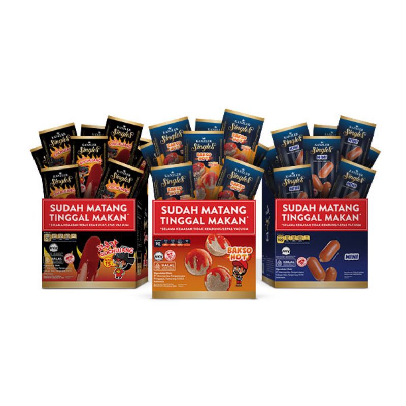 

Kanzler Singles Sosis 1 box ada bonus