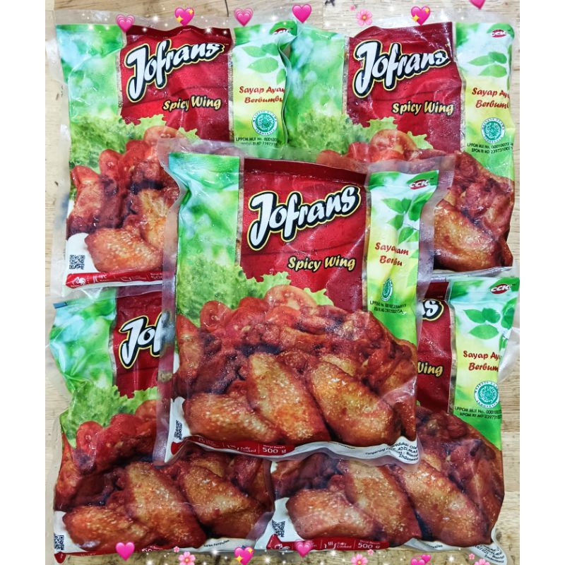 

JOFRANS SPICY CHICKEN WING 500GR/ SAYAP AYAM BERBUMBU/SPICY WING