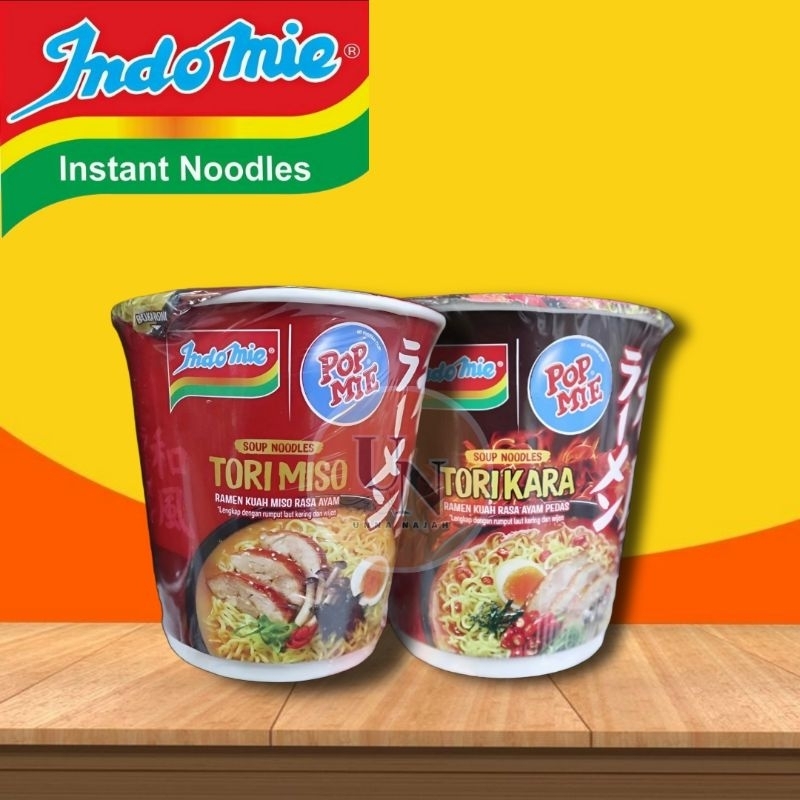 

Pop mie ramen tori kara dan tori miso