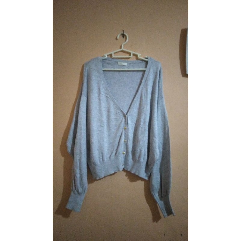 Cardigan crop Earth music & ecology (cardi croptop)