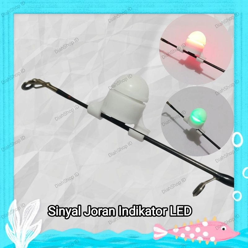 Sinyal Joran Pancing Indikator LED Fishing Signal Strike Alert - FRP