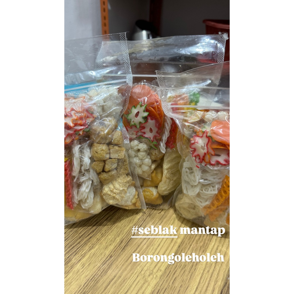 

AGS PAKET SEBLAK INSTANT PREMIUM SEBLAK INSTANT PAKET LENGKAP ENAK FROZEN PACK KEMASAN SIAP DIMASAK PAKET SEBLAK INSTANT PREMIUM