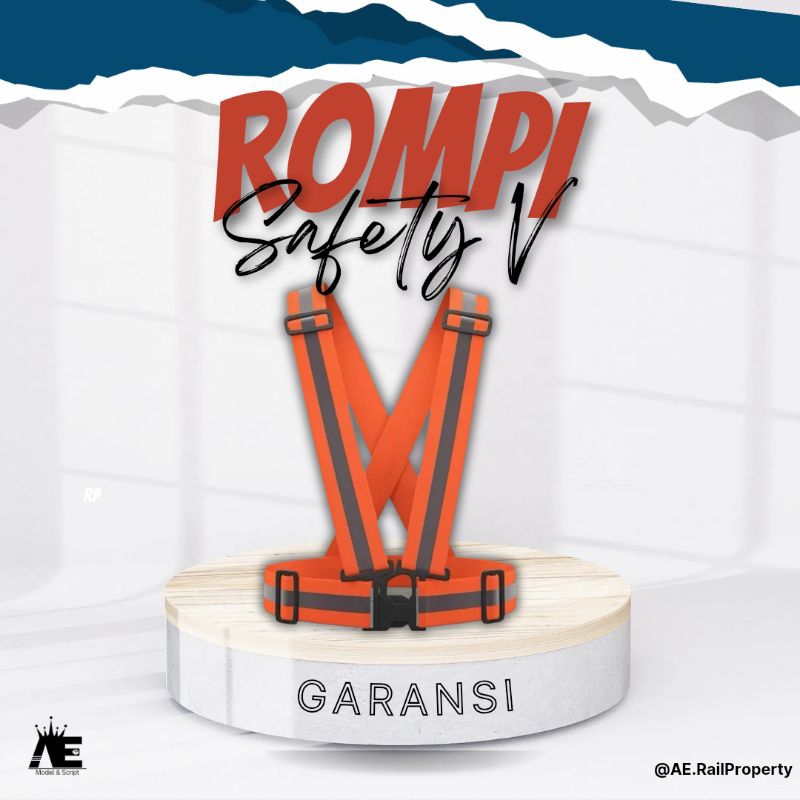 [NEW] Rompi Safety V Reflective Vest, Safety Vest