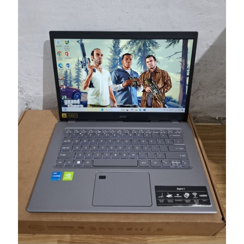 Laptop Acer Aspire 5 A514-55G Core i5 Gen 12 Dual VGA NVidia GeForce Seri MX550 2Gb Ram 8Gb SSD 512G