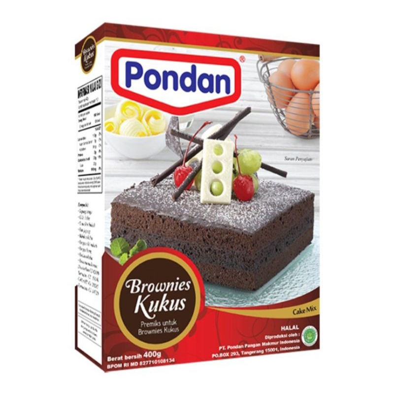 

Pondan Brownies Kukus Cokelat 400 g
