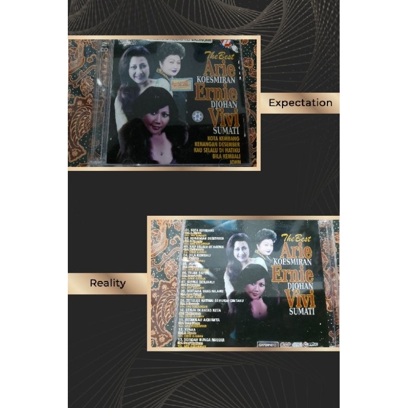 CD audio the best Arie koesmiran Ernie Djohan Vivi Sumanti
