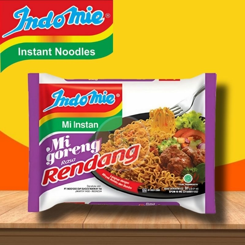 

Indomie Mi Goreng Rasa Rendang Paket Bundle Isi 5 Pcs.