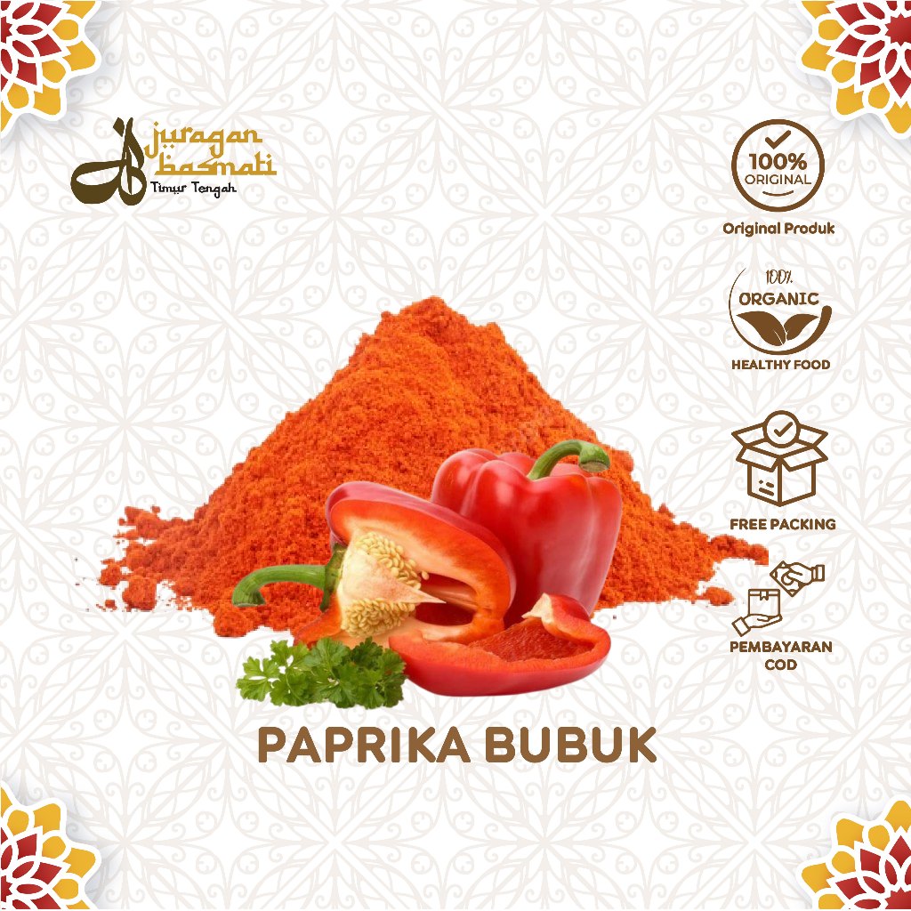 

PAPRIKA BUBUK 50gr PAPRIKA POWDER