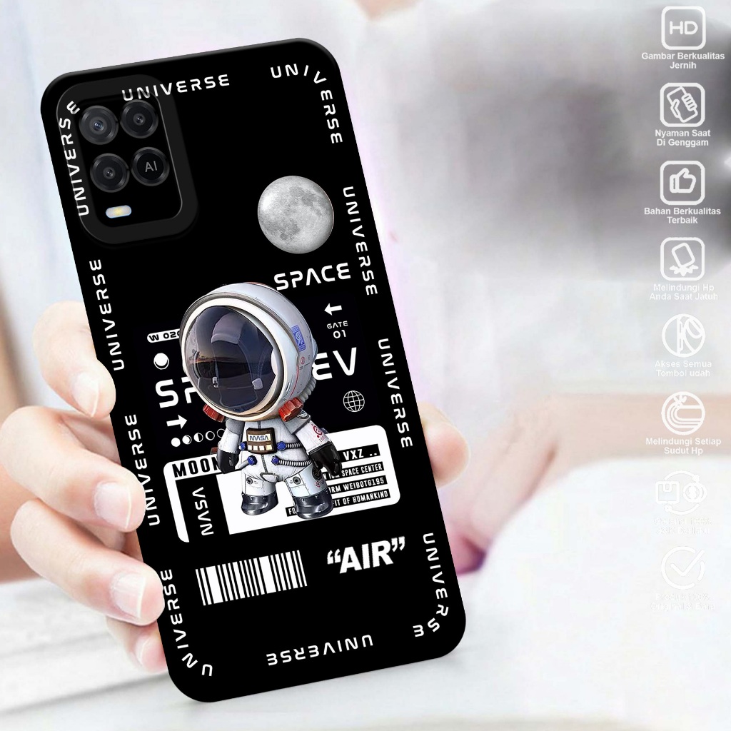 Case Hp Oppo A54 - Casing Hp Oppo A54 - Softcase Oppo A54 Motif ASTRONOT - Case Oppo A54 - Case Hp -