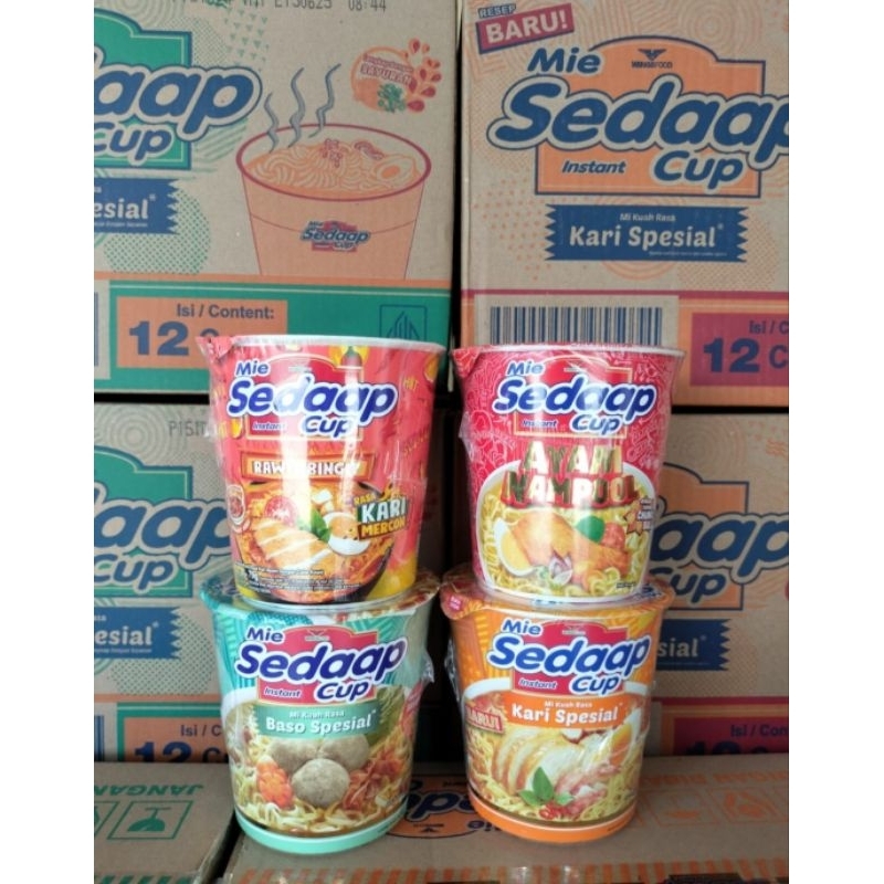 

Mi Sedap Cup 79 gr 1 dus 12 Pcs