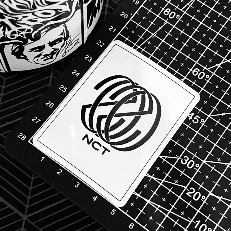 

Sticker NCT logo || stiker kpop nct new team