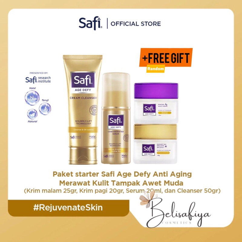 Paket Starter Safi Age Defy Anti Aging - Merawat Kulit Tampak Awet Muda