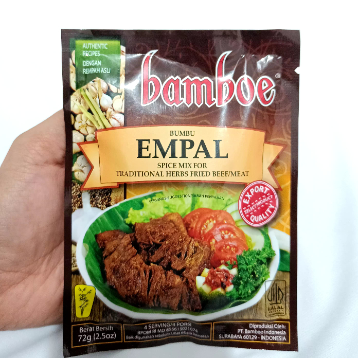 

Bumbu Bamboe Empal /Bumbu Instan/Bumbu Dapur