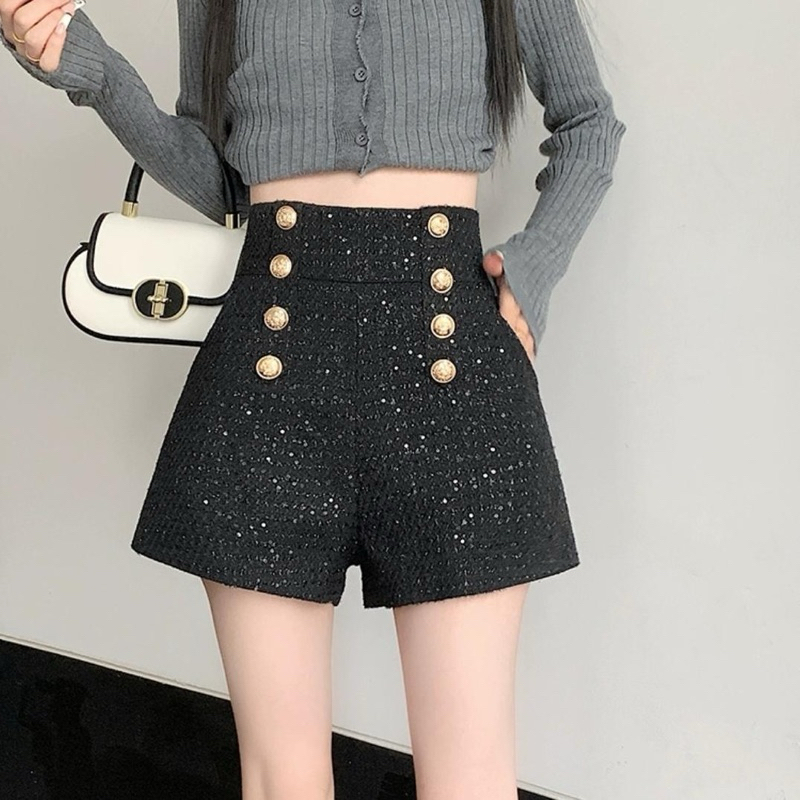 Celana pendek Conelly Button-Front Shorts TM 6720 bawahan wanita import model korean fashion cewek s