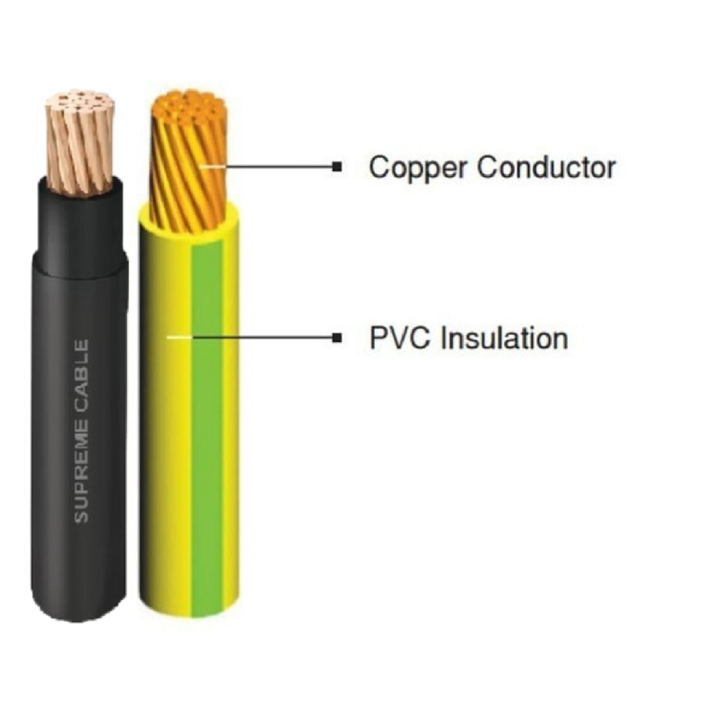 Kabel NYA 1x50mm SUPREME/ KABEL GROUNDING 1 x 50 mm/ KABEL NYA 50mm / TUNGGAL (1 Meter)