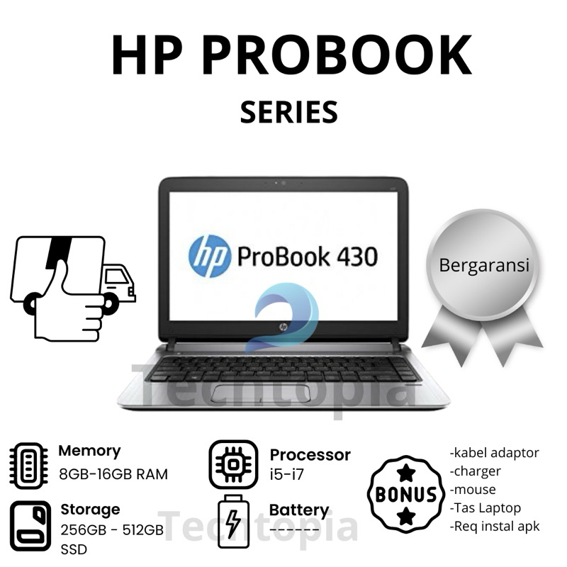 HP PROBOOK SERIES 430/440 i5/i7 MULUS BERGARANSI