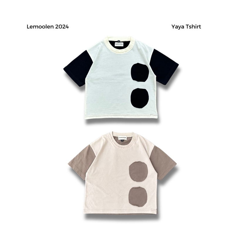Lemoolen - Tshirt Yaya Kids Tencel Unfinished  | Kaos Anak Cotton Tencel Premium