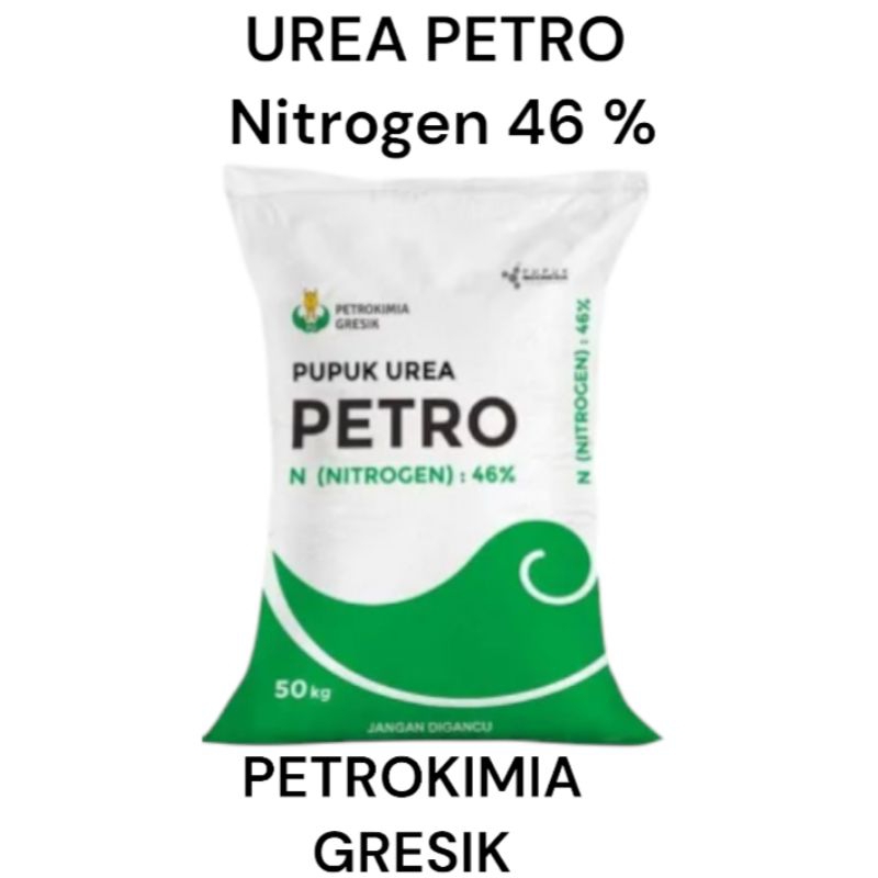 Pupuk Urea Petro Gresik N 46 % berat 1 kg, 500 gr, 250gr, 100 gr