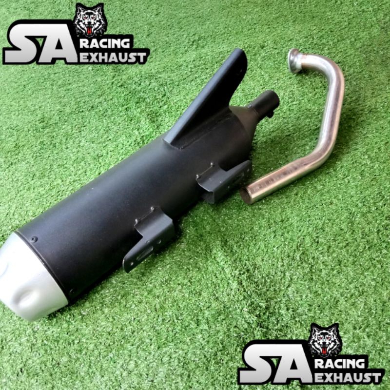 Knalpot Standar Racing Matic Copy TZM Pnp Beat, Scoopy, Vario, Dll