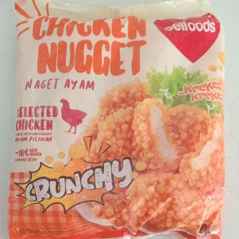 

BELFOODS NAGET CRUNCY 500GR