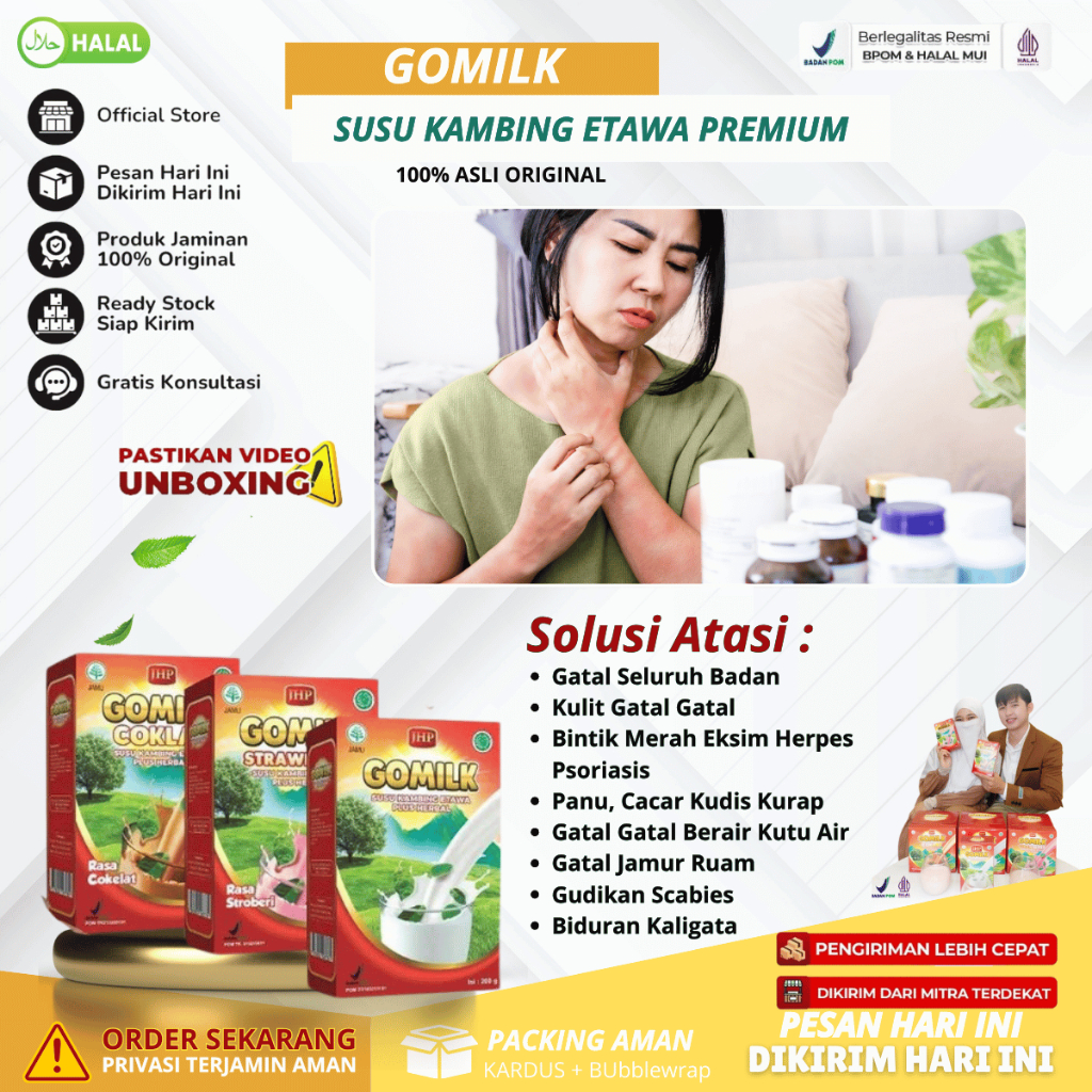 Obat Gatal Seluruh Badan Kulit Gatal Gatal Bintik Merah Eksim Herpes Psoriasis Panu, Cacar Kudis Kur