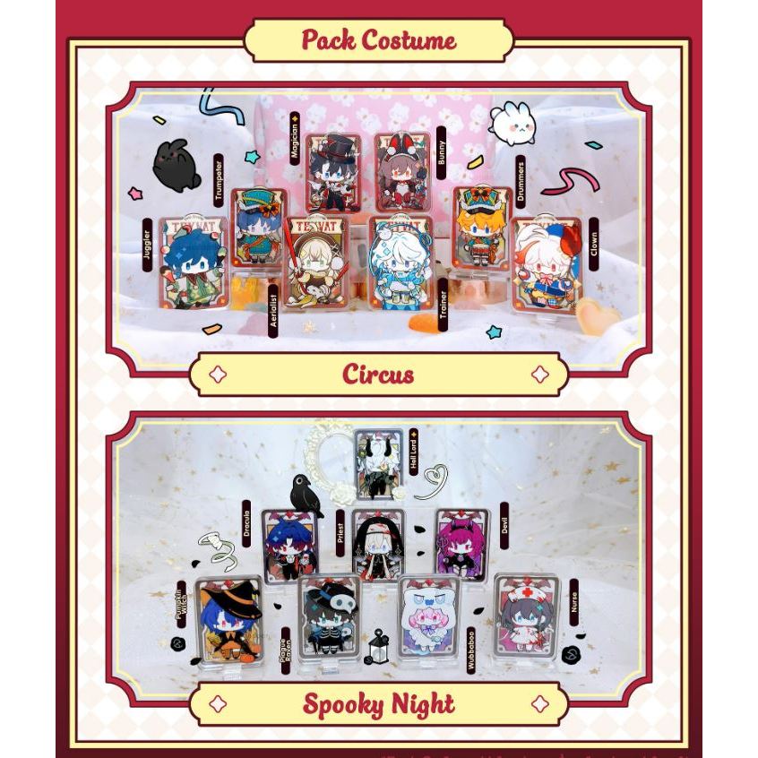 soiheopanik soiheoding dress up standee hsr honkai star rail genshin zenless zone zero