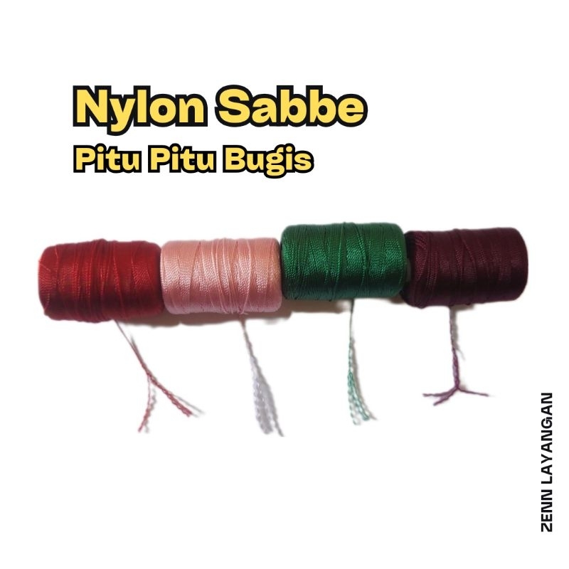 Nylon Sabbe Pitu Pitu Bugis Tali Nilon Untuk Ikat Pitu Pitu