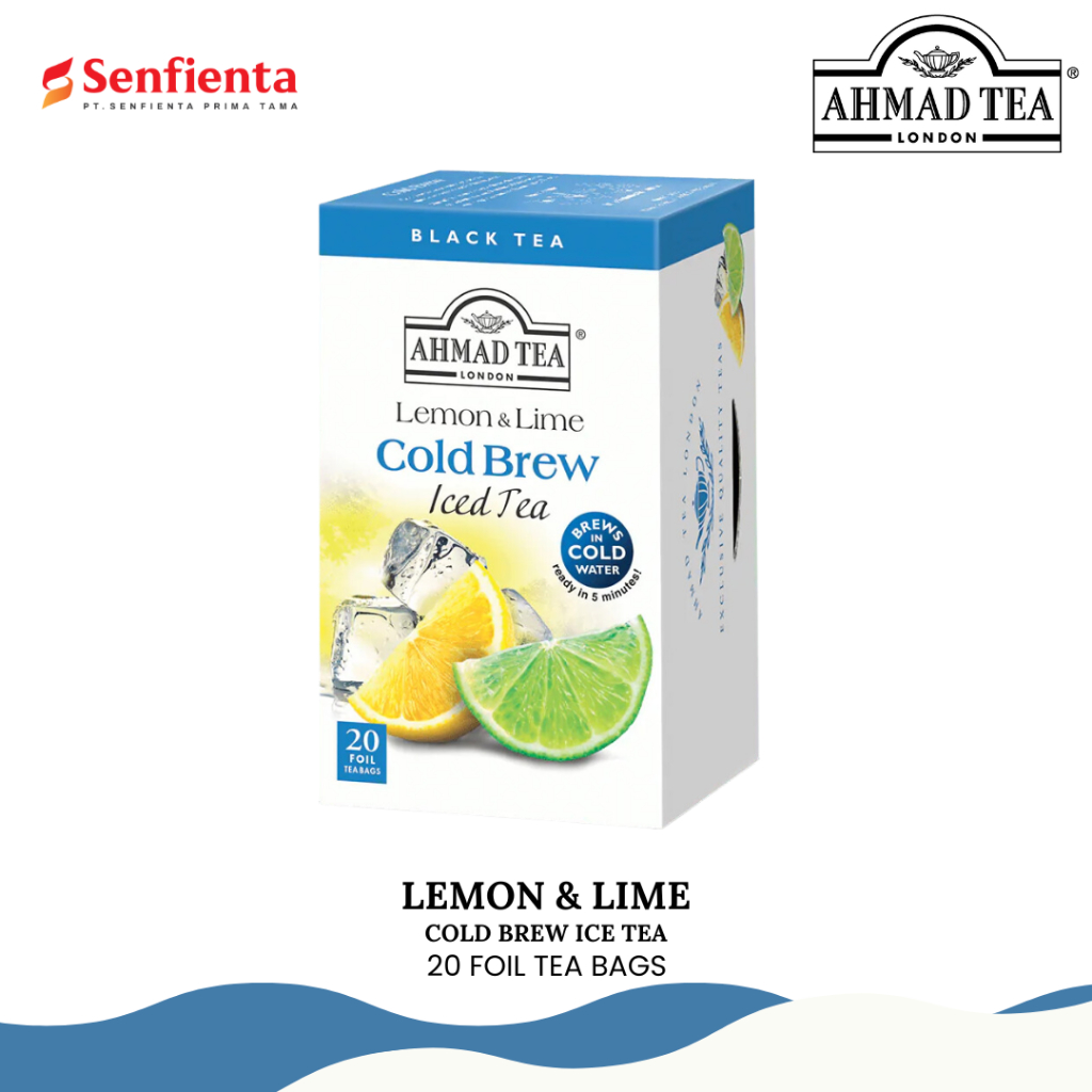 

Ahmad Tea Lemon & Lime Cold Brew Iced Tea 20's - 40 gr