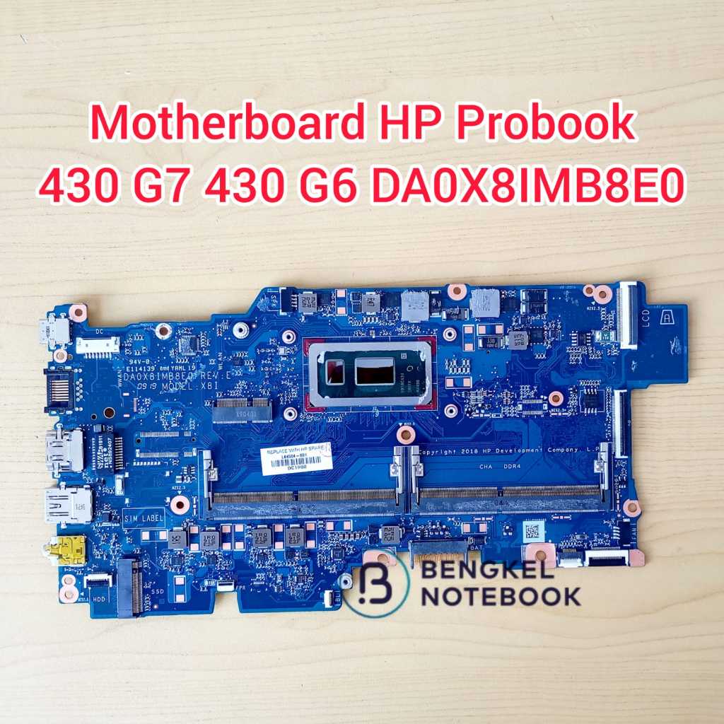 Motherboard HP Probook 430 G6 430 G7 DA0X8IMB8E0 L44502-001 L44505-601 L44507-601 L52203-001 L52203 