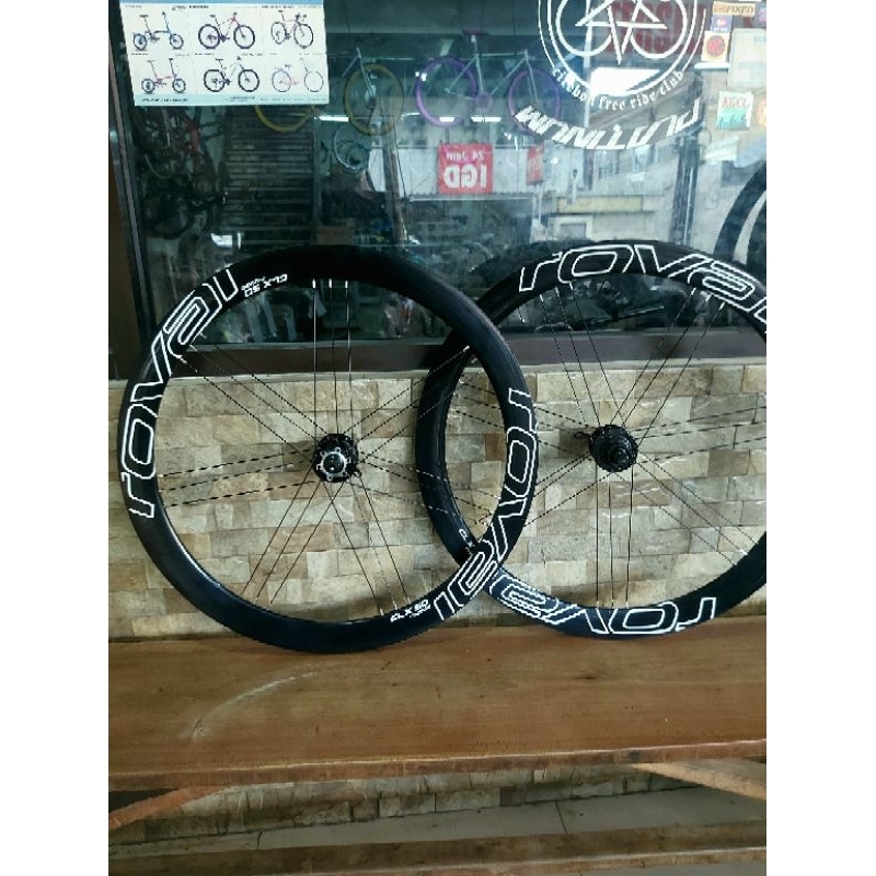 wheelset 700c balap roadbike cakram disc brake luce roval 5cm