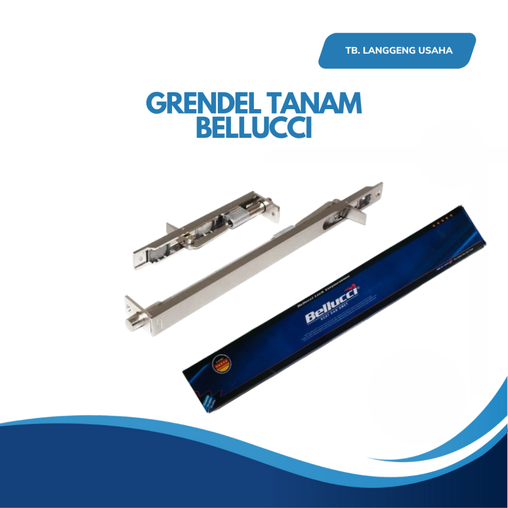 LU BELLUCCI GRENDEL TANAM Handle Kunci Pintu Rumah Minimalis Kamar Mandi Kupu Tarung Lemari handel S