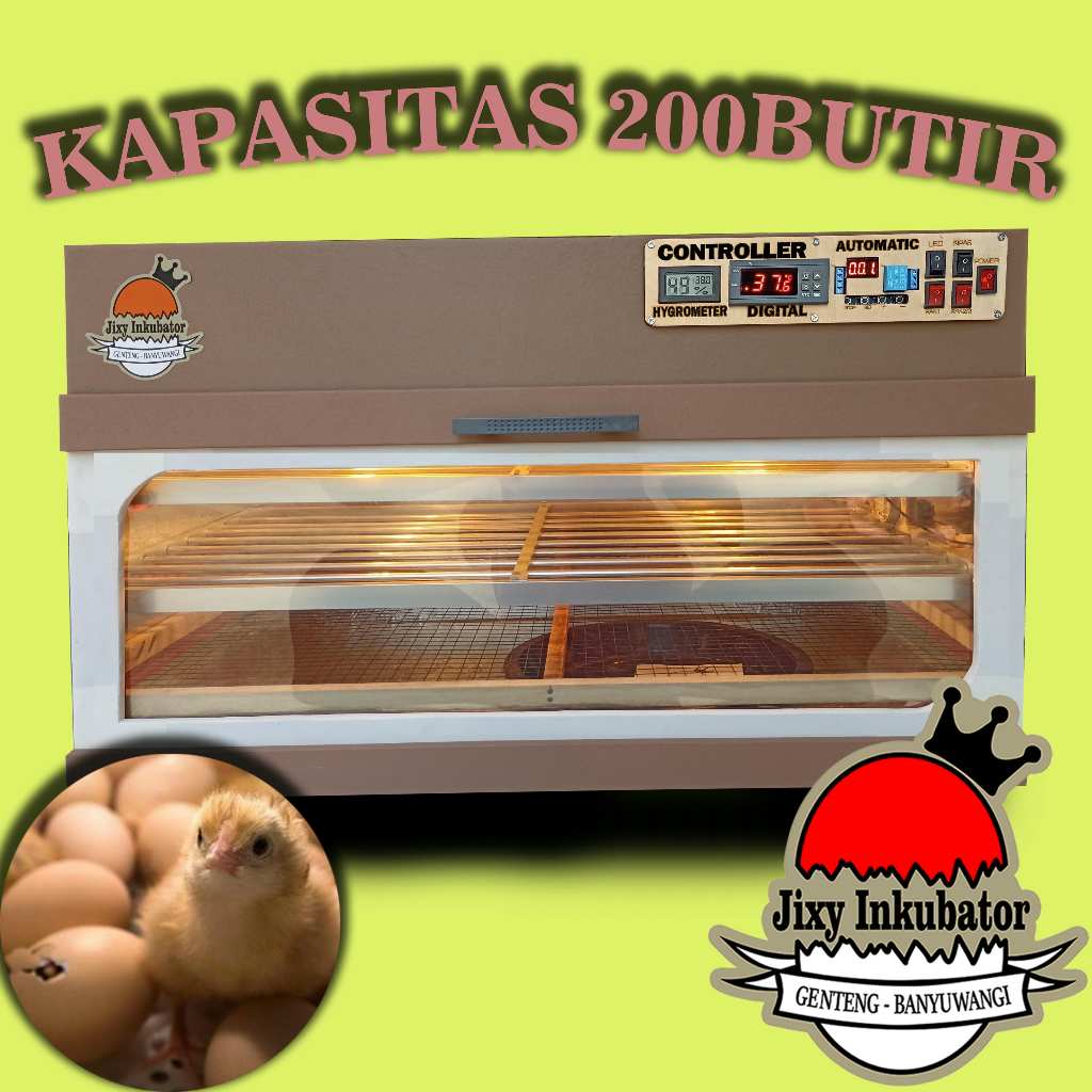 MESIN PENETAS TELUR FULL OTOMATIS KAPASITAS 200 TELUR