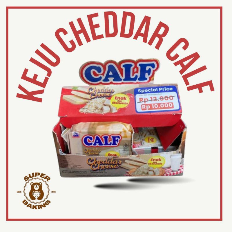 

Keju Cheddar Calf Kemasan Ekonomis 200gr