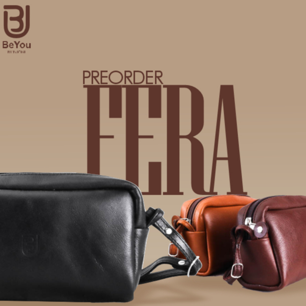 BeYou By BUCINI Fera Leather Sling Bag - Tas Selempang Kulit Wanita