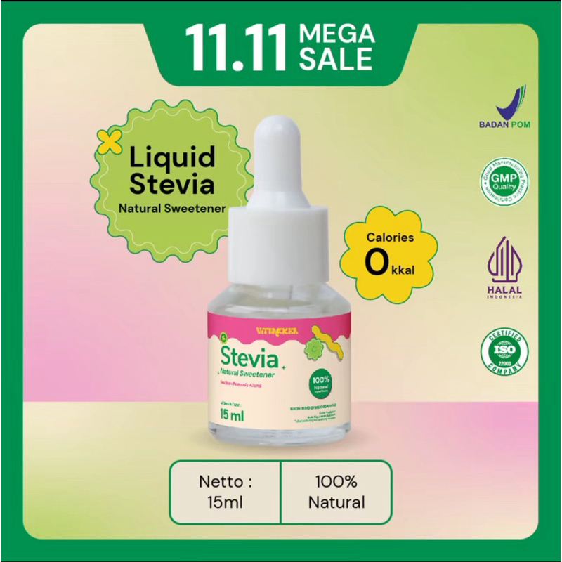 

stevia pengganti gula pemanis alami 0 kkal