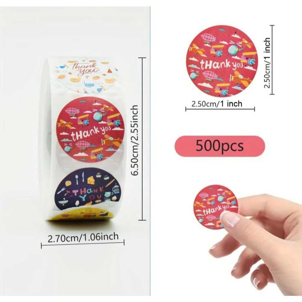

500 pcs Set Sticker Space, Sea Animal, Dino, Zoo, Duck (8 styles)