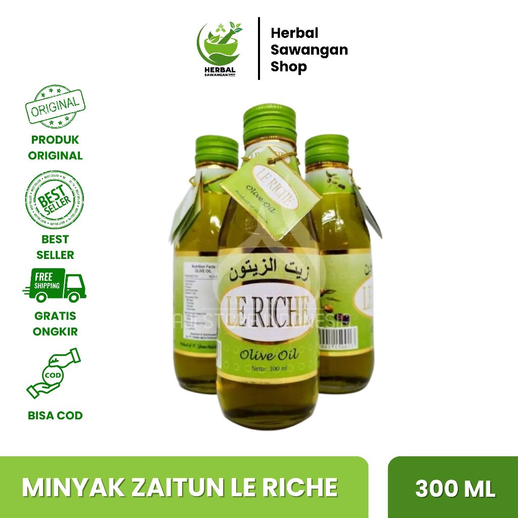 

Minyak Zaitun Le Riche Olive oil Lerichi 300 ml Leriche