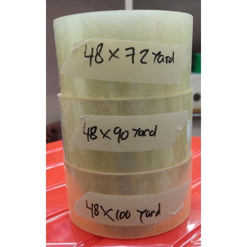

Lakban Bening Ukuran 48 MM x 72/90/100 Yard