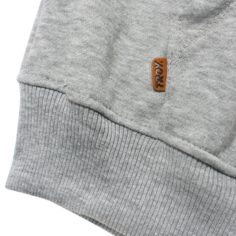 Troy Company Sweater Hoodie Misty Old Skool - Hoodie Pria Abu Misty KH 2830