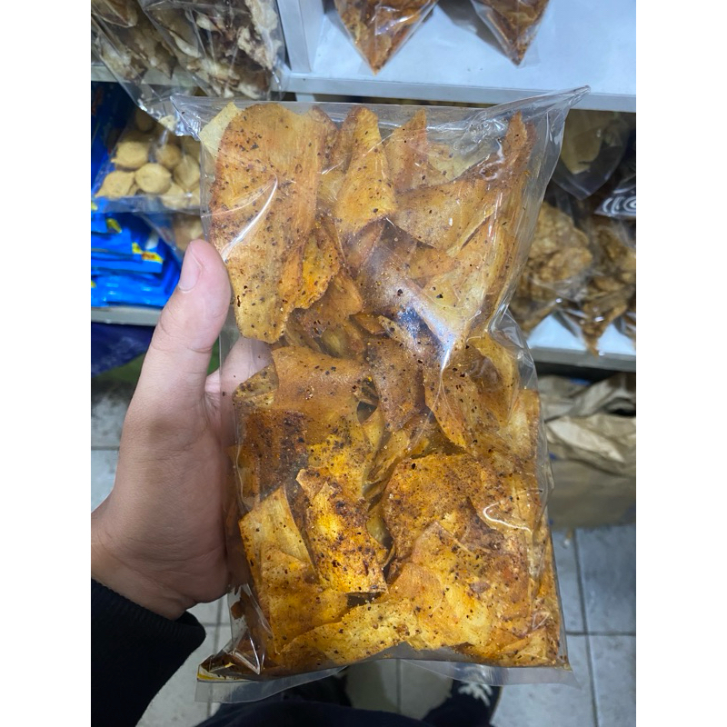 

Keripik singkong pedas