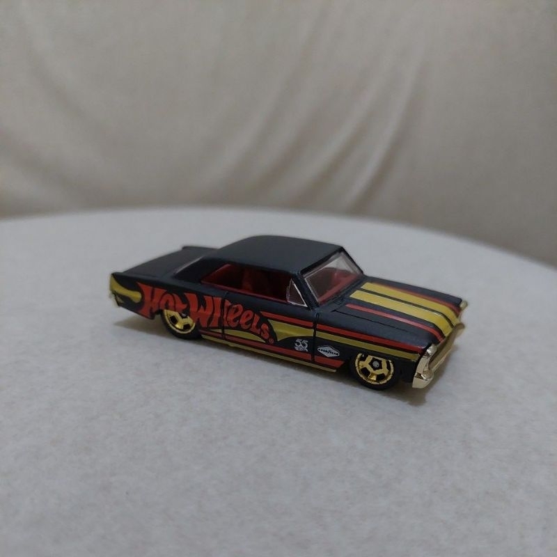 HOTWHEELS 66 CHEVY NOVA 55 TH BLACK - HOT WHEELS 55TH HITAM