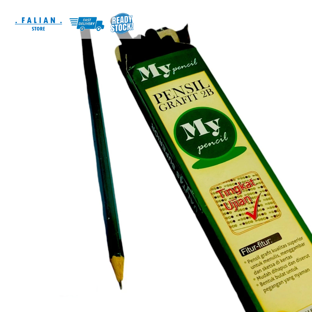 

Pensil Grafit 2B My Pencil - Teman Ideal untuk Menulis, Menggambar, dan Ujian!