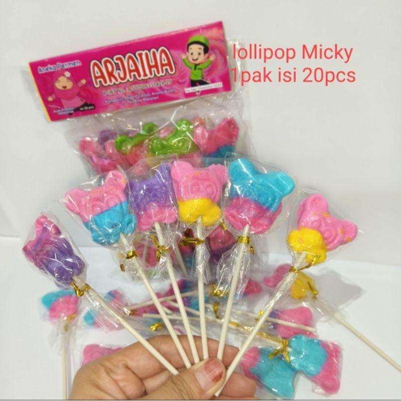 

PERMEN LOLIPOP MICKEY 3 CM ISI 20 PCS HARGA GROSIR