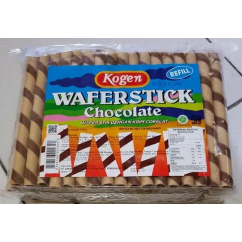 

Kogen Wafer Stick Chocolate 500gr REFIL