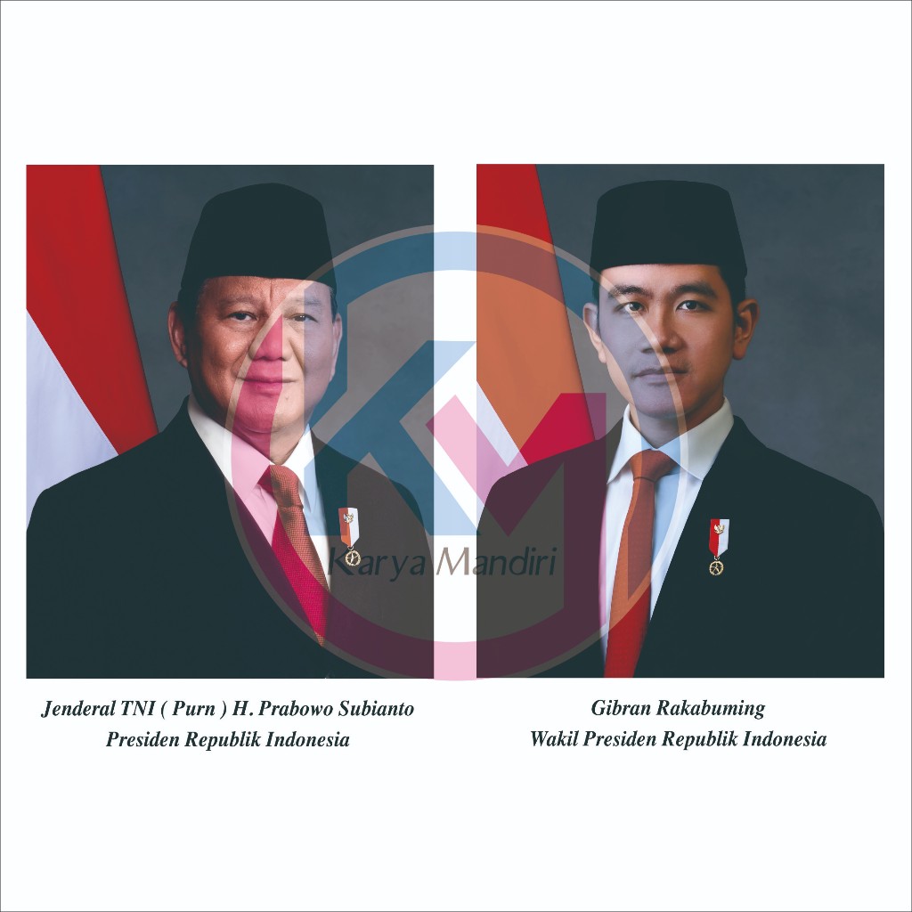 Foto Presiden dan Wakil Presiden - Garuda Pancasila