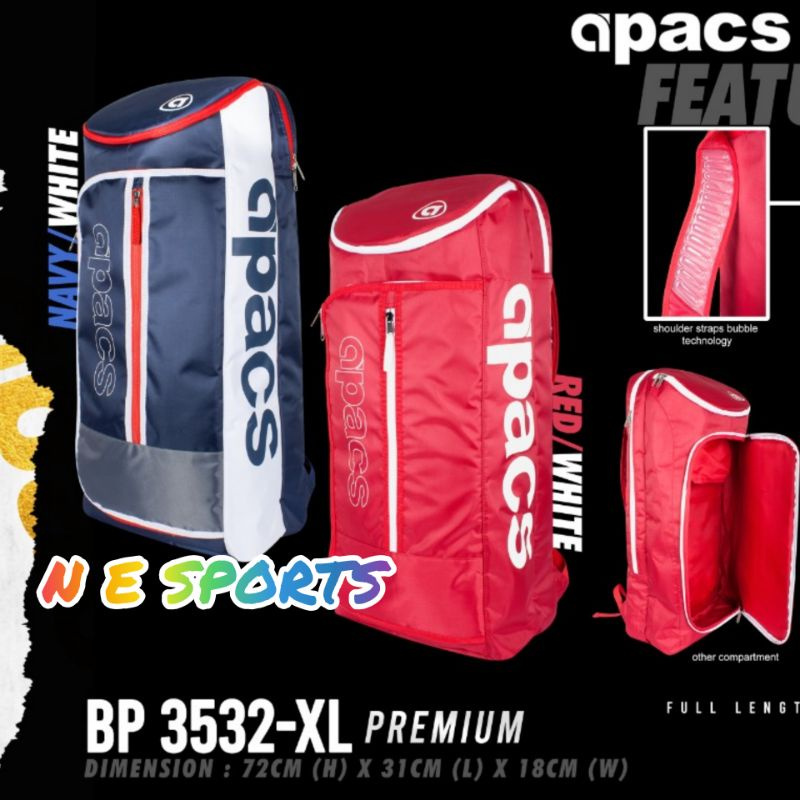 Tas Badminton Apacs BP-3532-XL Original