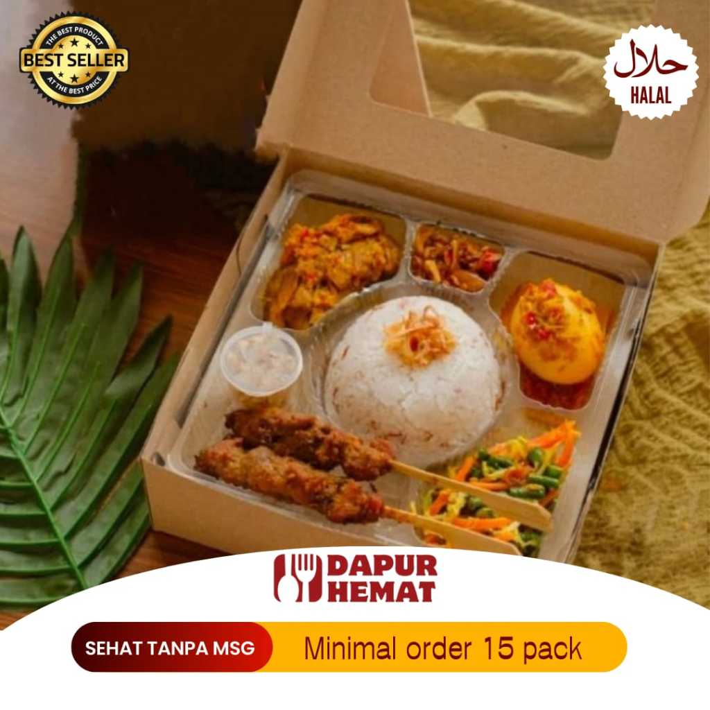 

Dapur Hemat - Nasi Box Paket Premium Mewah Lezat Enak Favorit Acara Besar Halal