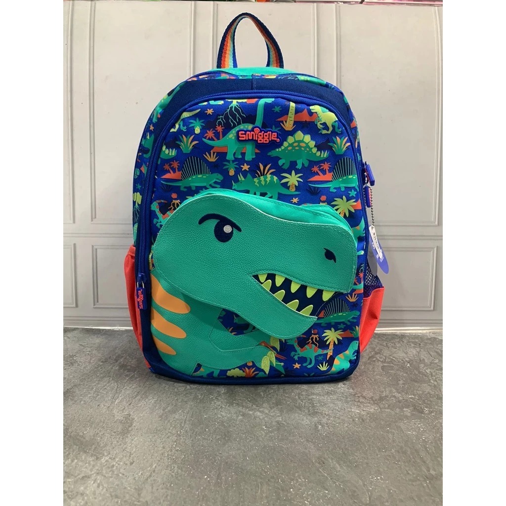 SMIGGLE MOVIN JUNIOR BACKPACK DINO BIG - SET TAS SMIGGLE