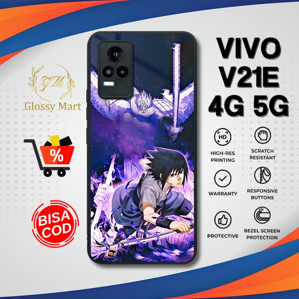 Case Vivo V21E 4G 5G Terbaru Sasuke Hardcase Softcase Glossy Termurah Casing Vivo V21E Terlaris
