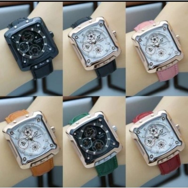 Original Jam tangan wanita Alexandre christie ac 3030/ ac3030 tali kulit